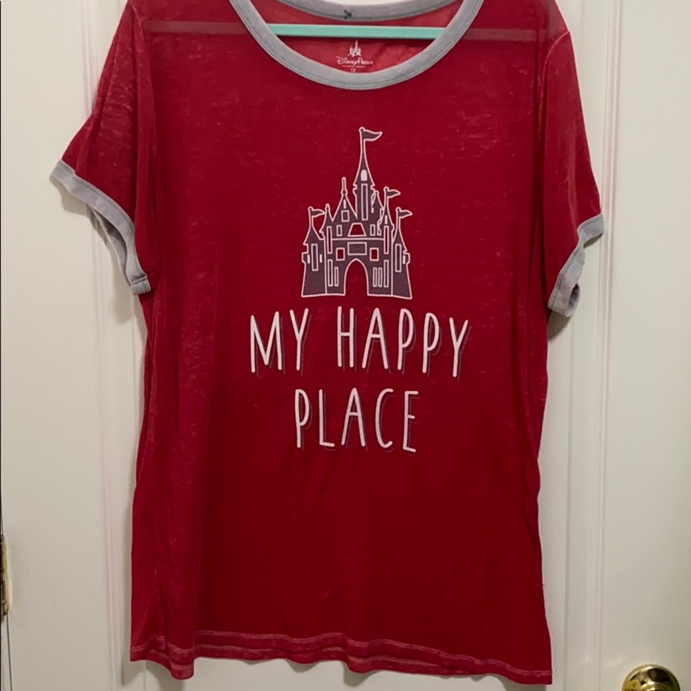 Disney My Happy Place burnout TShirt